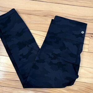 Lululemon Black Camo Leggings